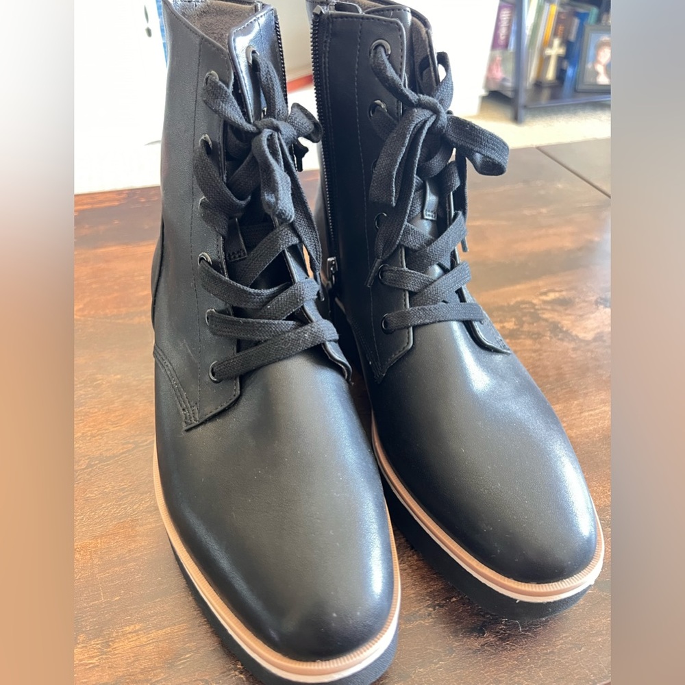 Black Platform Ankle Boots